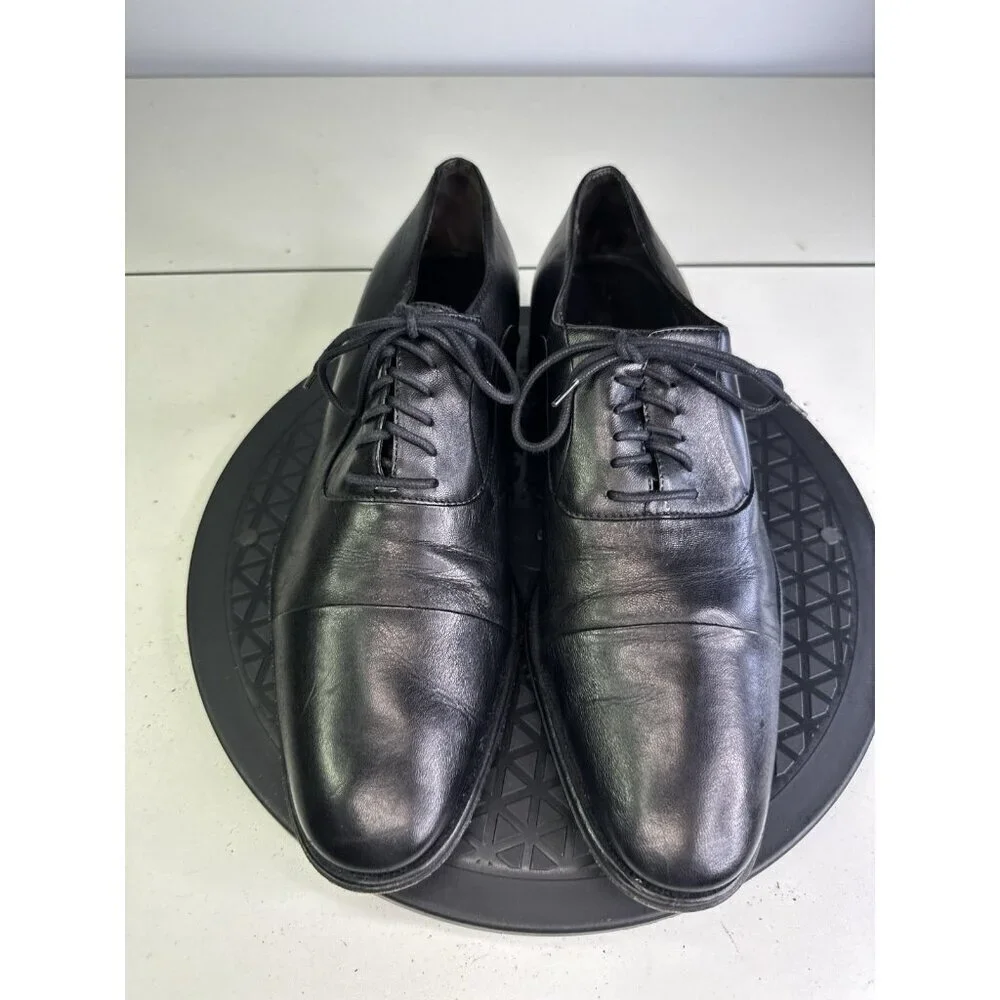 BRUNO MAGLI Men’s Maioco Napa Leather Oxfords Dress Shoes Black Sz 7.5 M